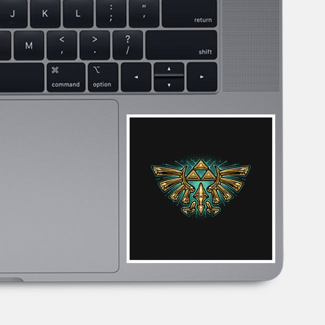 Courage To Protect The Land-None-Glossy-Sticker-glitchygorilla