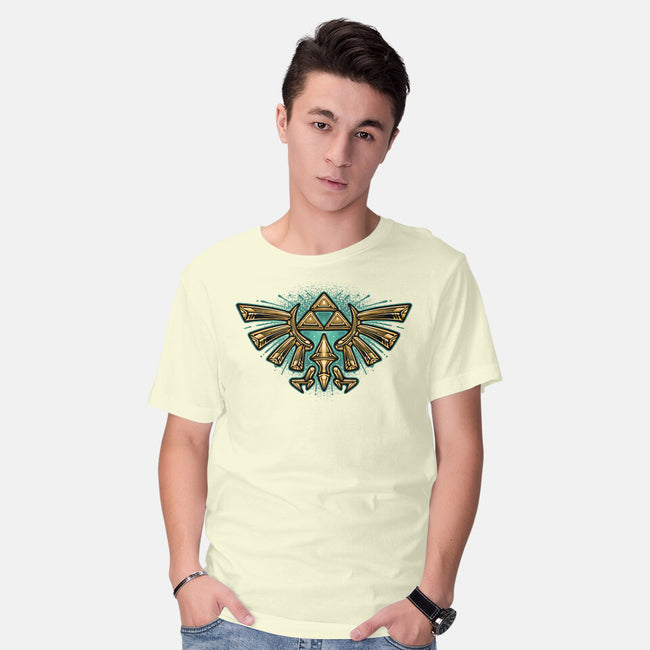 Courage To Protect The Land-Mens-Basic-Tee-glitchygorilla