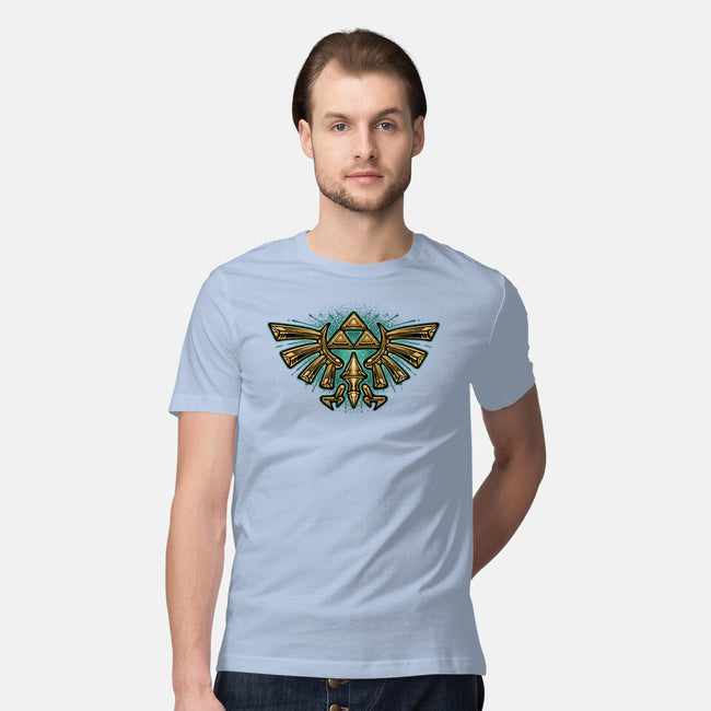 Courage To Protect The Land-Mens-Premium-Tee-glitchygorilla