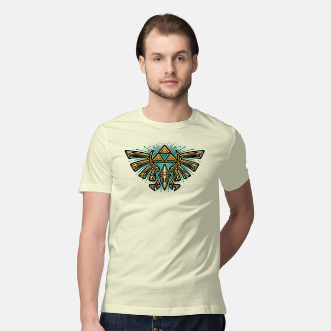 Courage To Protect The Land-Mens-Premium-Tee-glitchygorilla