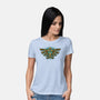Courage To Protect The Land-Womens-Basic-Tee-glitchygorilla