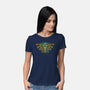 Courage To Protect The Land-Womens-Basic-Tee-glitchygorilla