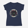 I Choose To Train-Womens-V-Neck-Tee-turborat14