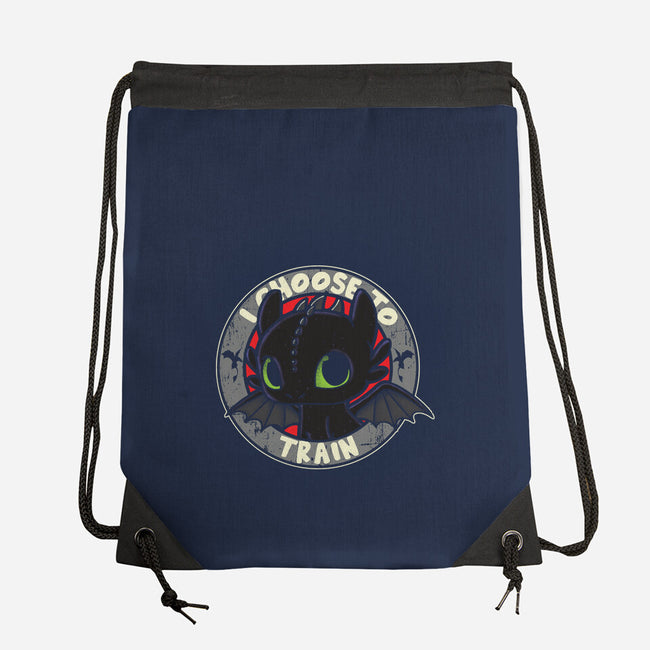 I Choose To Train-None-Drawstring-Bag-turborat14