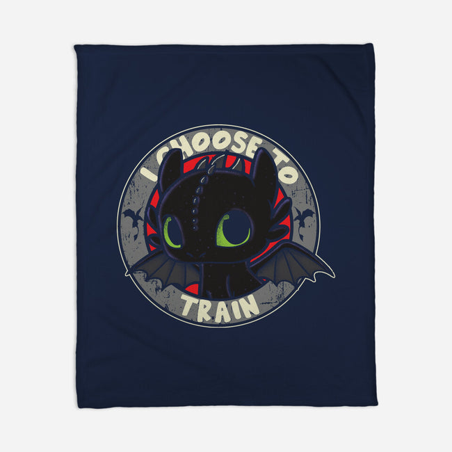 I Choose To Train-None-Fleece-Blanket-turborat14