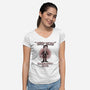 Bankruptcy Blues-Womens-V-Neck-Tee-P1yu5h