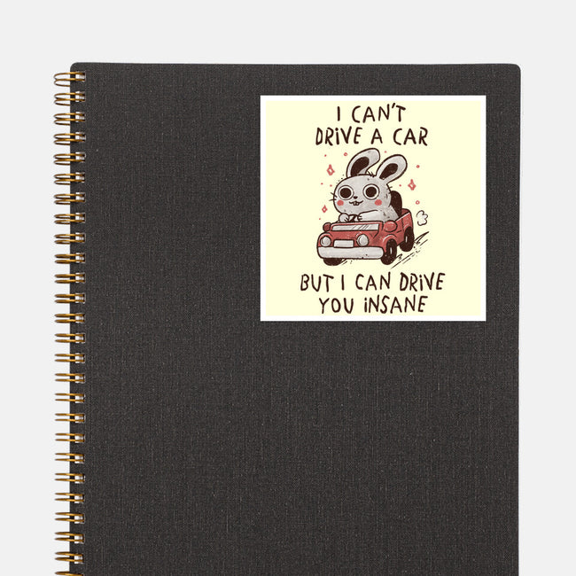 I Can Drive You Insane-None-Glossy-Sticker-koalastudio