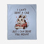 I Can Drive You Insane-None-Fleece-Blanket-koalastudio