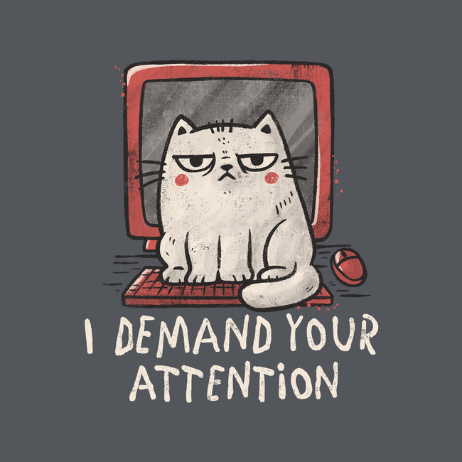 I Demand Your Attention-Womens-Fitted-Tee-koalastudio