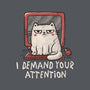 I Demand Your Attention-Womens-Fitted-Tee-koalastudio