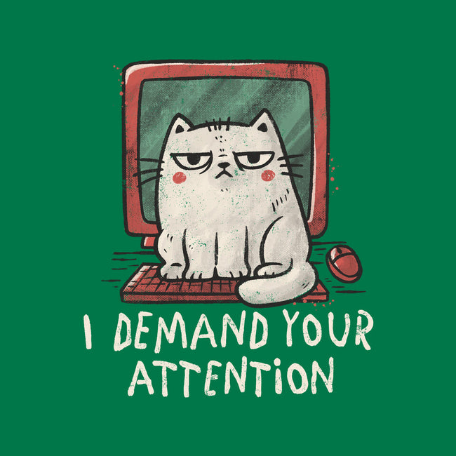 I Demand Your Attention-Womens-Fitted-Tee-koalastudio