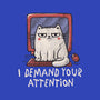 I Demand Your Attention-Womens-Fitted-Tee-koalastudio