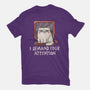 I Demand Your Attention-Womens-Fitted-Tee-koalastudio