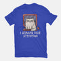 I Demand Your Attention-Womens-Fitted-Tee-koalastudio