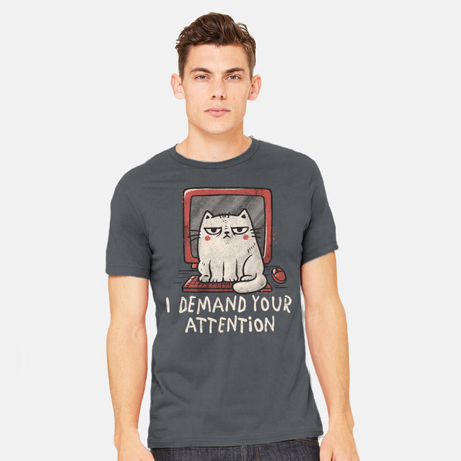I Demand Your Attention-Mens-Heavyweight-Tee-koalastudio