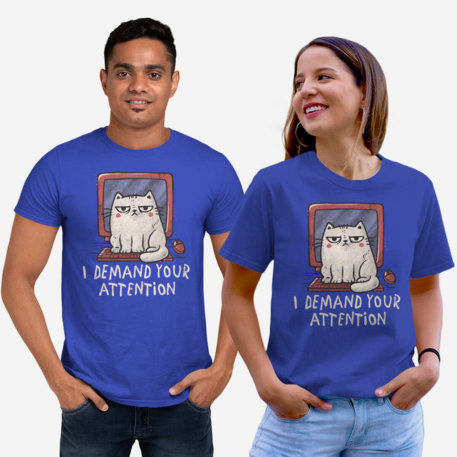 I Demand Your Attention-Unisex-Basic-Tee-koalastudio
