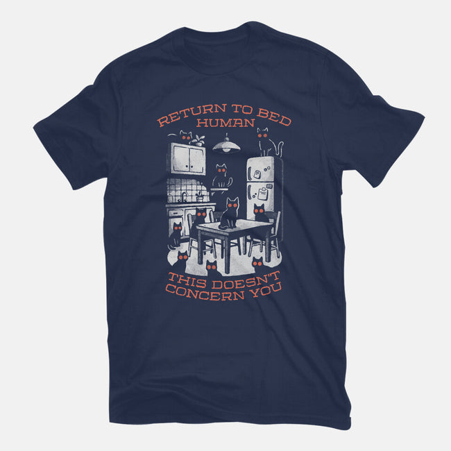 Return To Bed Human-Mens-Basic-Tee-eduely
