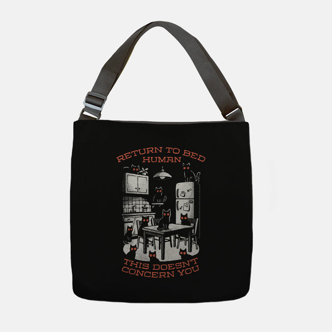 Return To Bed Human-None-Adjustable Tote-Bag-eduely