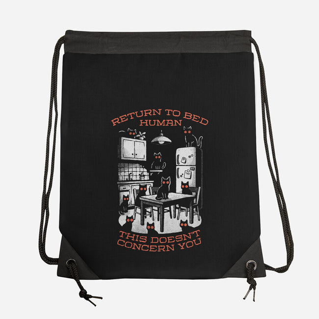 Return To Bed Human-None-Drawstring-Bag-eduely