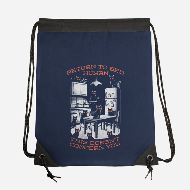 Return To Bed Human-None-Drawstring-Bag-eduely