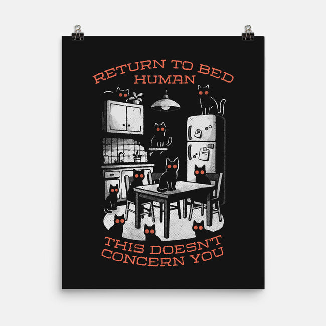 Return To Bed Human-None-Matte-Poster-eduely