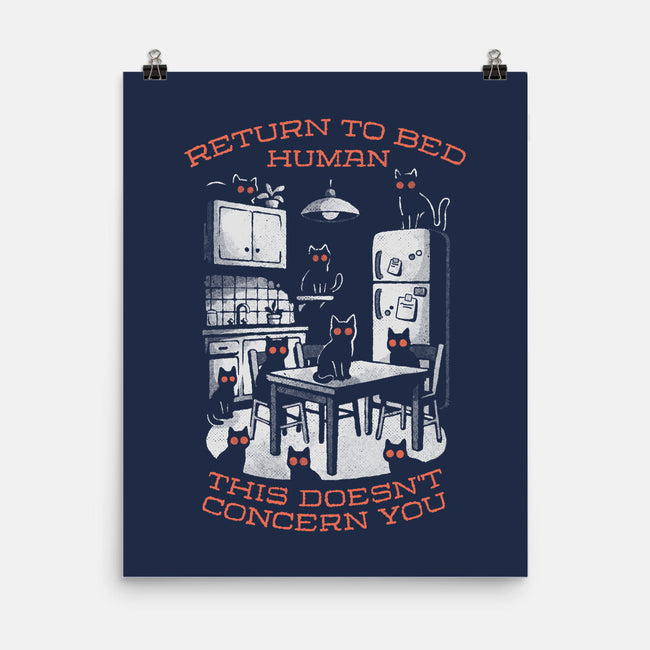 Return To Bed Human-None-Matte-Poster-eduely