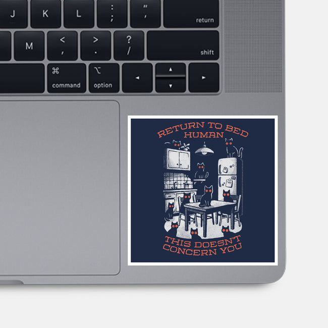 Return To Bed Human-None-Glossy-Sticker-eduely