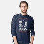 Return To Bed Human-Mens-Long Sleeved-Tee-eduely