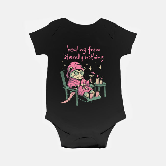 Healing From Literally Nothing-Baby-Basic-Onesie-eduely