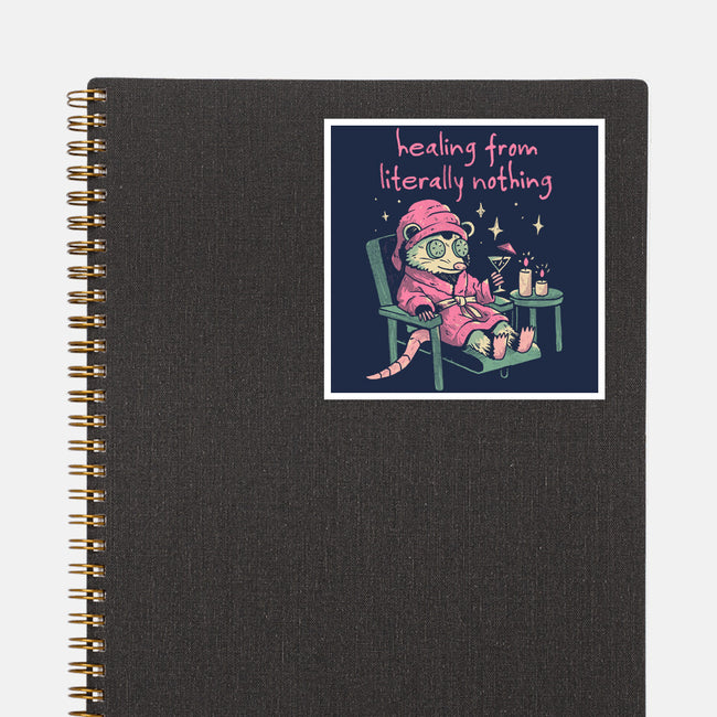 Healing From Literally Nothing-None-Glossy-Sticker-eduely
