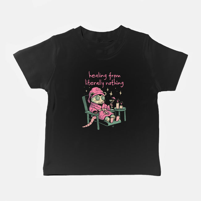 Healing From Literally Nothing-Baby-Basic-Tee-eduely