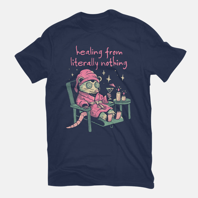 Healing From Literally Nothing-Mens-Basic-Tee-eduely