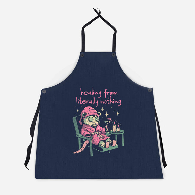 Healing From Literally Nothing-Unisex-Kitchen-Apron-eduely