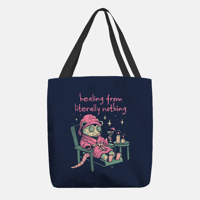 Healing From Literally Nothing-None-Basic Tote-Bag-eduely