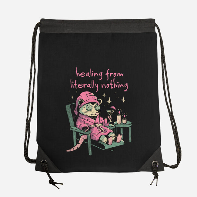 Healing From Literally Nothing-None-Drawstring-Bag-eduely