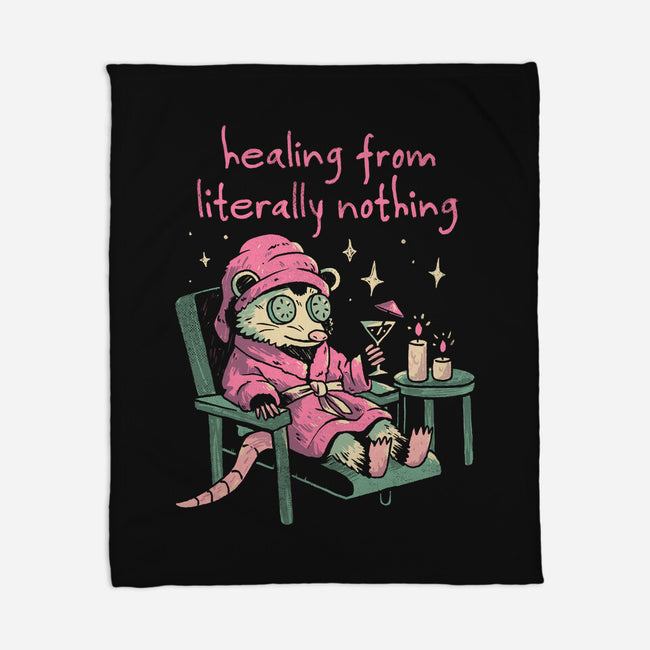 Healing From Literally Nothing-None-Fleece-Blanket-eduely