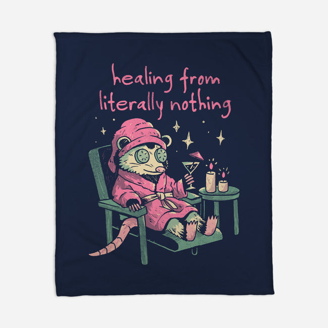 Healing From Literally Nothing-None-Fleece-Blanket-eduely