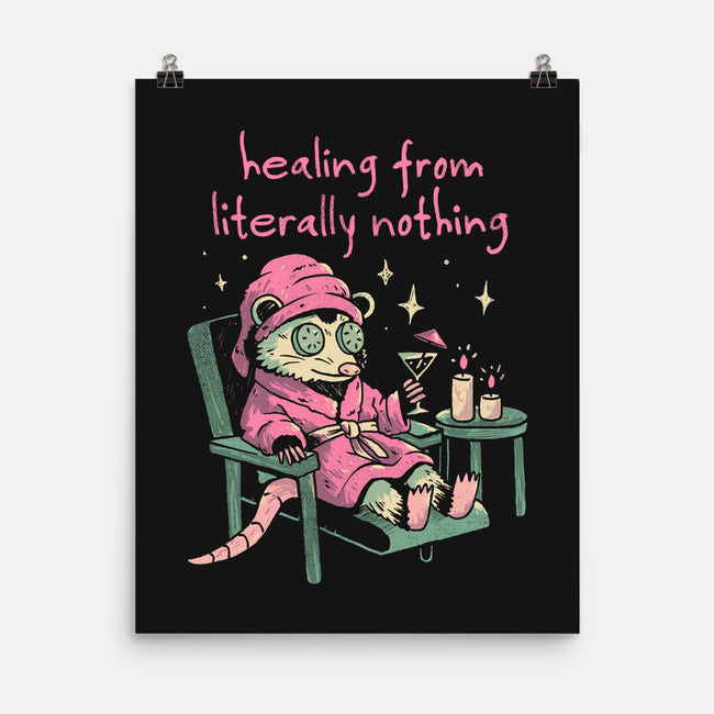 Healing From Literally Nothing-None-Matte-Poster-eduely