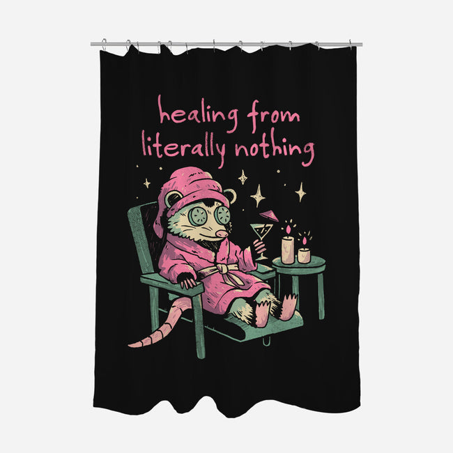Healing From Literally Nothing-None-Polyester-Shower Curtain-eduely