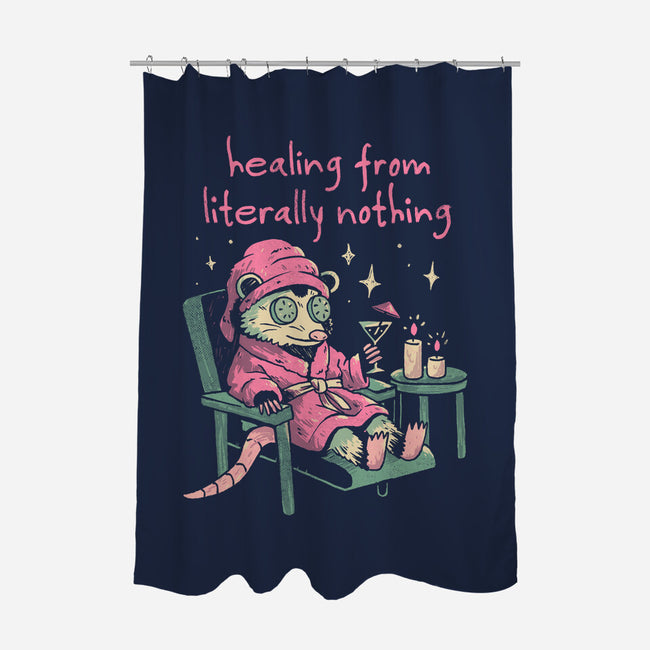 Healing From Literally Nothing-None-Polyester-Shower Curtain-eduely