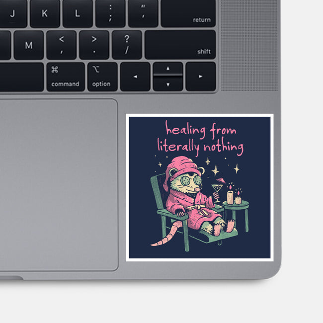 Healing From Literally Nothing-None-Glossy-Sticker-eduely