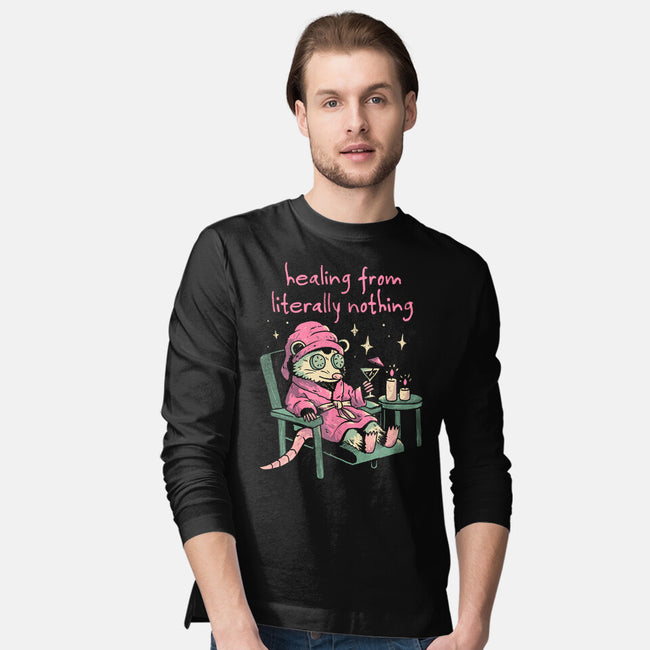 Healing From Literally Nothing-Mens-Long Sleeved-Tee-eduely