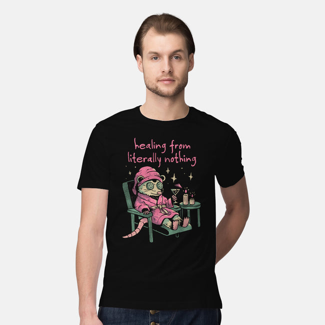 Healing From Literally Nothing-Mens-Premium-Tee-eduely