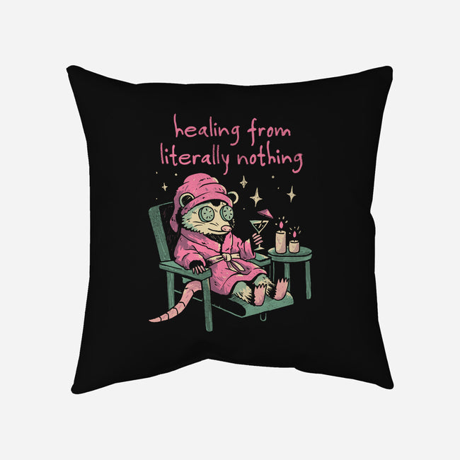 Healing From Literally Nothing-None-Removable Cover w Insert-Throw Pillow-eduely