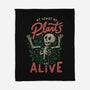 At Least My Plants Are Alive-None-Fleece-Blanket-eduely