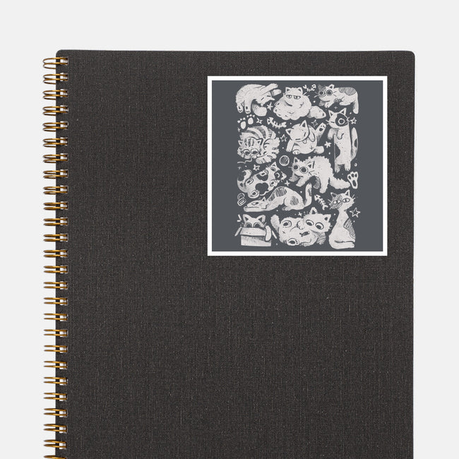 Fluffy Overload-None-Glossy-Sticker-eduely