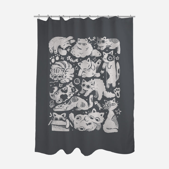 Fluffy Overload-None-Polyester-Shower Curtain-eduely