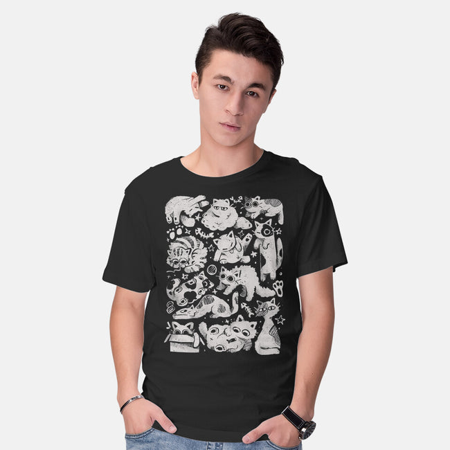 Fluffy Overload-Mens-Basic-Tee-eduely