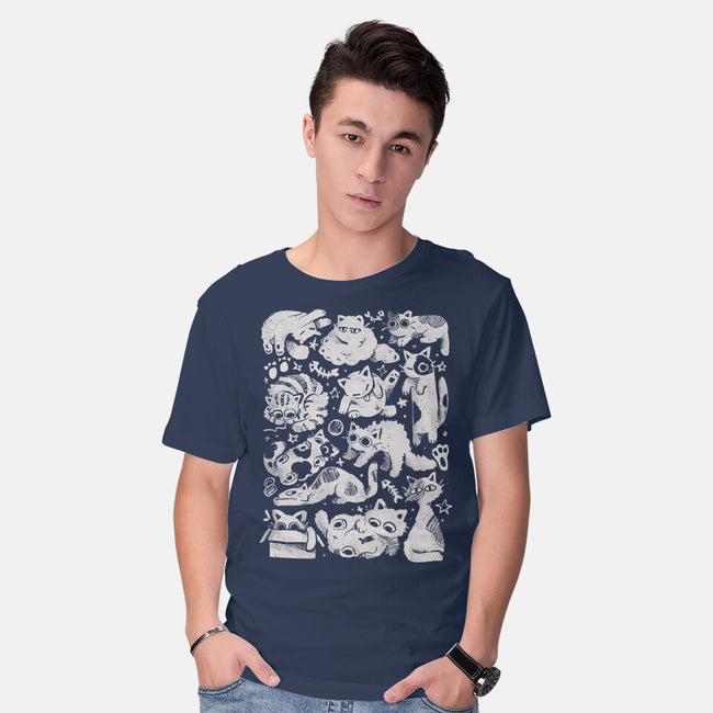 Fluffy Overload-Mens-Basic-Tee-eduely
