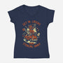 Get In Losers We Are Stealing Candy-Womens-V-Neck-Tee-eduely